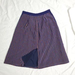 Pretty Madewell Silk Skirt - Blue Pattern - Sz 2